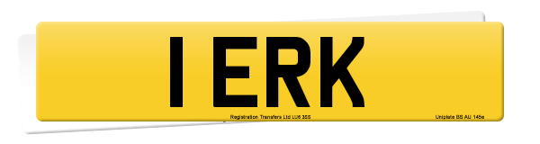 Registration number 1 ERK